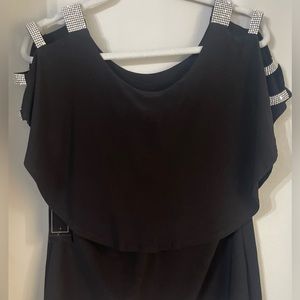 *NWT* ‎ MSK Black Blouse Size Medium